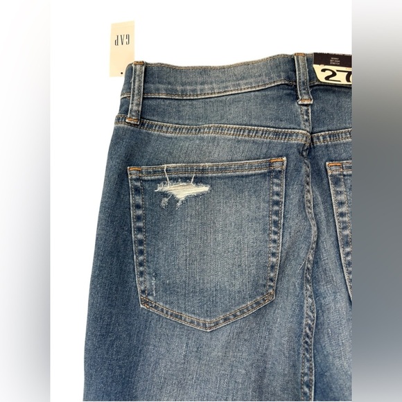New! Gap Sky High True Skinny Ankle Jeans Distressed Size 27/4 - Picture 11 of 11